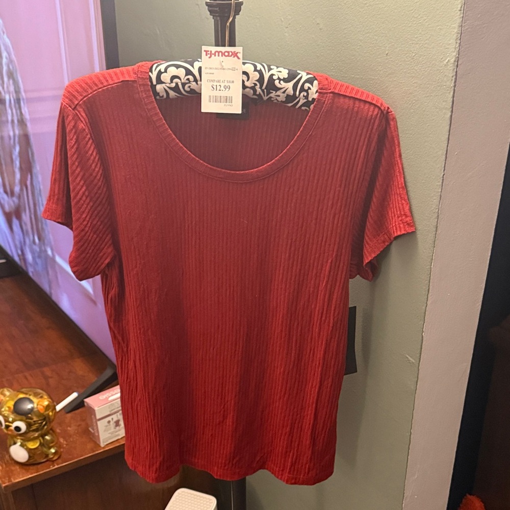 Rachel Zoe Red Short Sleeve Top